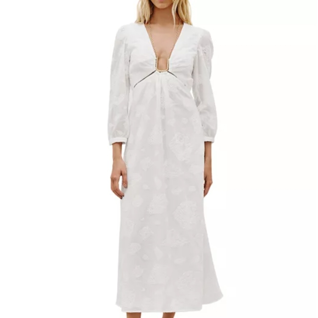 Vix Paula Hermanny- Solid Amelie Midi Dress -10